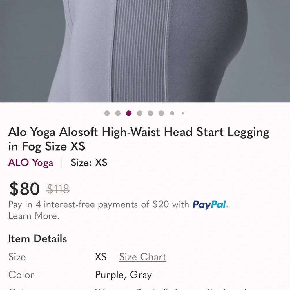 Alo Yoga alosoft high rise heard start legging
